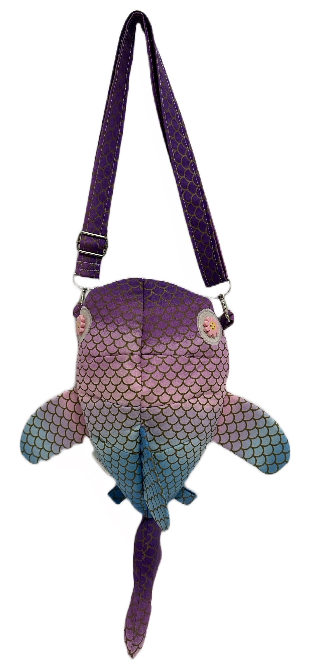 Small Mermaid Scale Crossbody Shark Bag