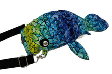 Load image into Gallery viewer, Multi Colored Mosaic Manatee Crossbody Bag
