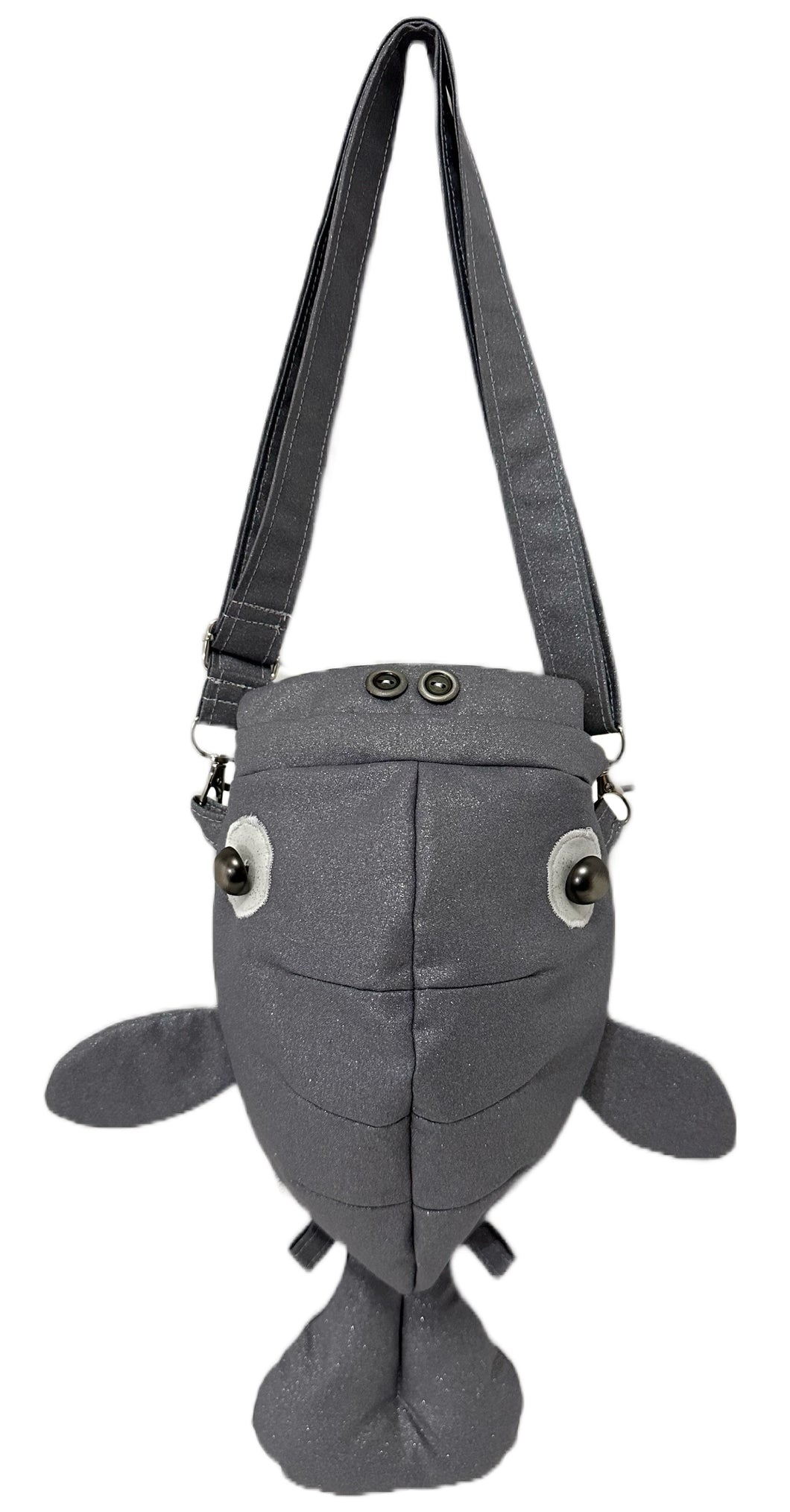 Silver Manatee Crossbody Bag