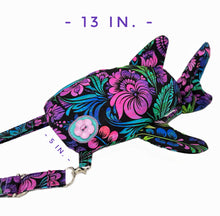 Load image into Gallery viewer, Small Tropical Shark Crossbody Bag
