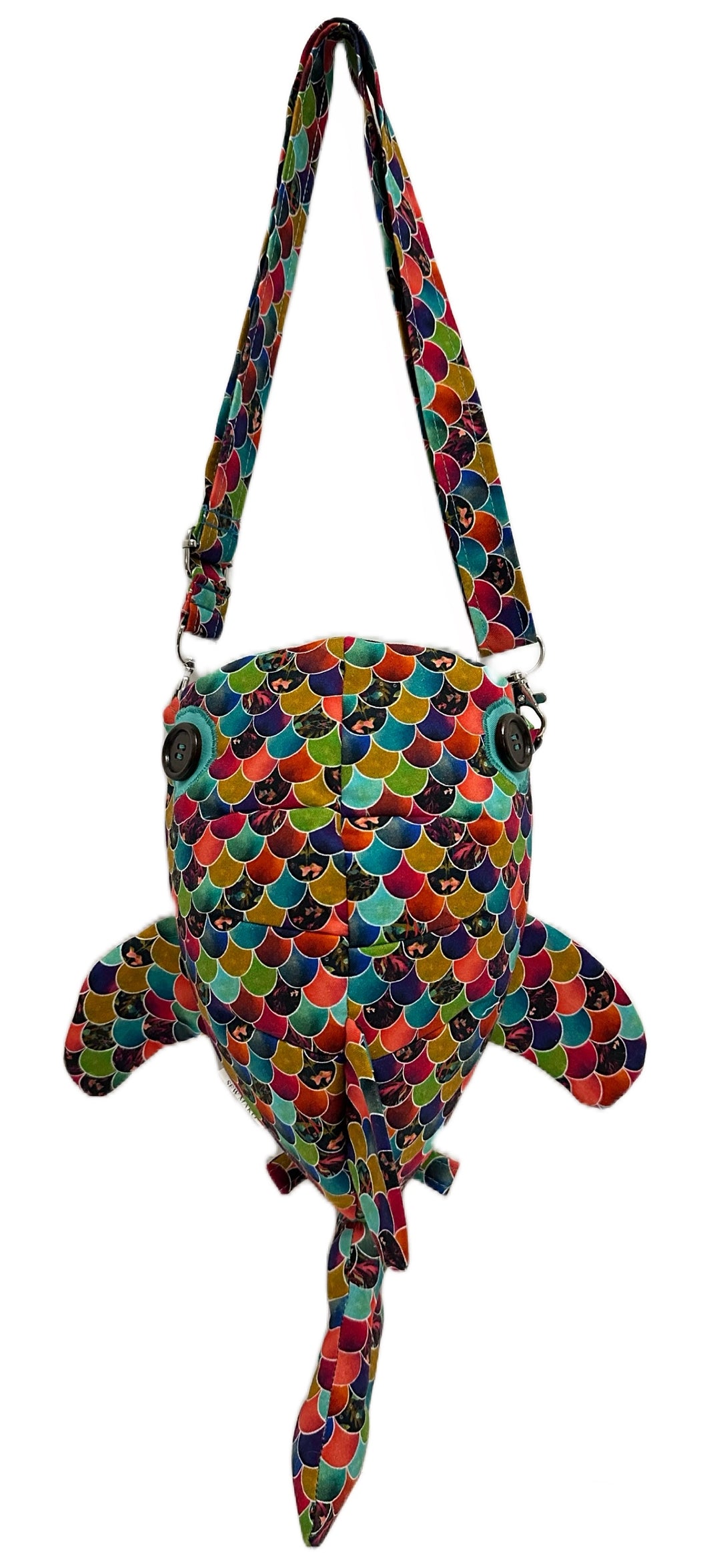 Small Colorful Scales Crossbody Shark Bag