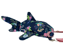 Load image into Gallery viewer, Small Floral Shark Crossbody Bag
