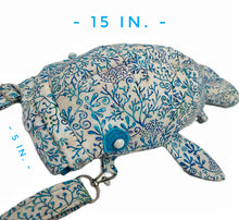 Load image into Gallery viewer, Blue Corals Manatee Crossbody Bag
