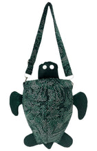 Load image into Gallery viewer, Small Green and White Sea Turtle Crossbody Bag
