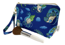 Load image into Gallery viewer, Sea Life and Shells Cosmetic Travel Bag w/Strap
