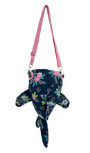 Load image into Gallery viewer, Small Floral Shark Crossbody Bag
