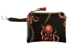 Load image into Gallery viewer, *Vinyl Octopus Crossbody Water Bottle Bag w/Change Purse
