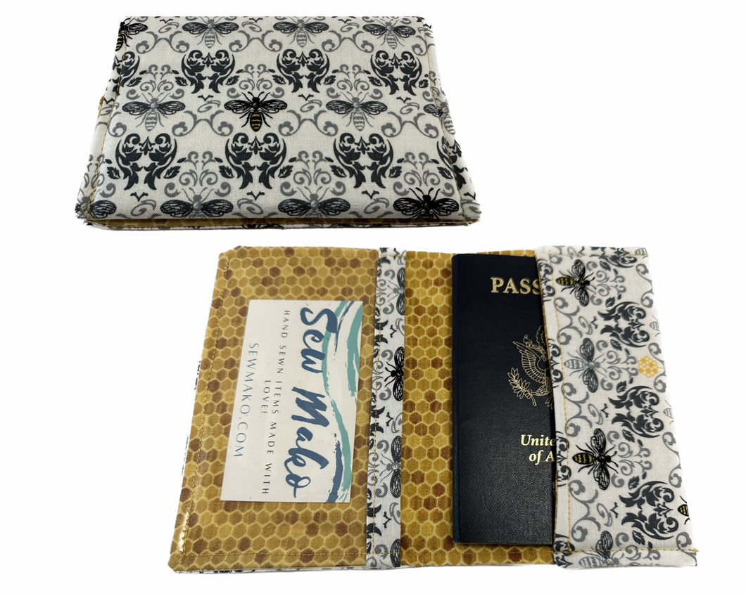 Bee Passport and Card Holder