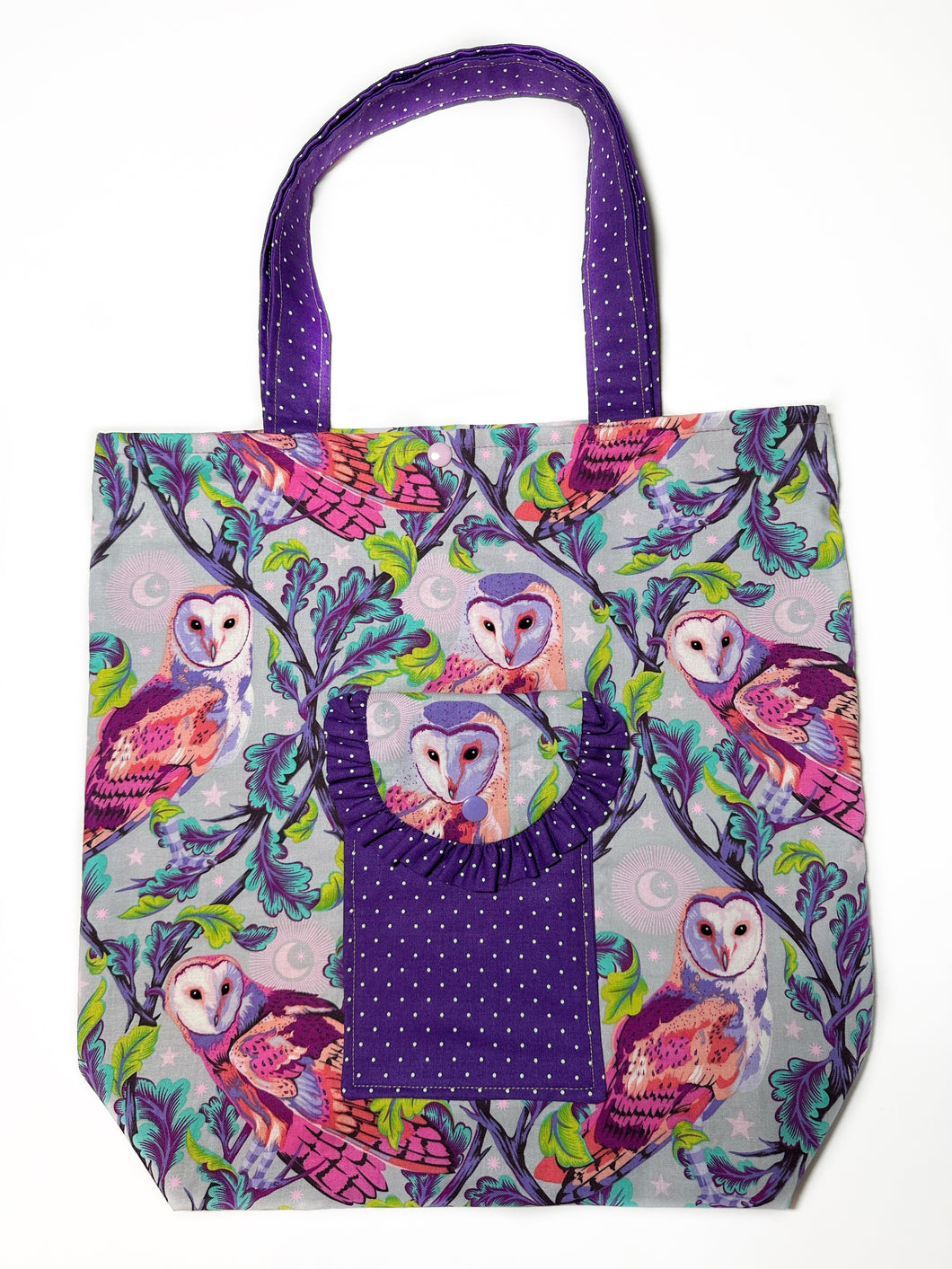 Owls - Roll Up Tote
