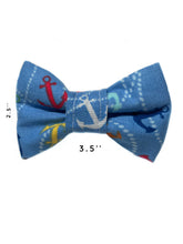 Load image into Gallery viewer, Anchors Dog Bow Tie
