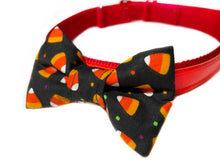 Load image into Gallery viewer, Candy Corn Dog Bow Tie
