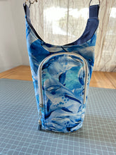 Load image into Gallery viewer, Chrystina’s Custom Dolphin Water Bottle Bag
