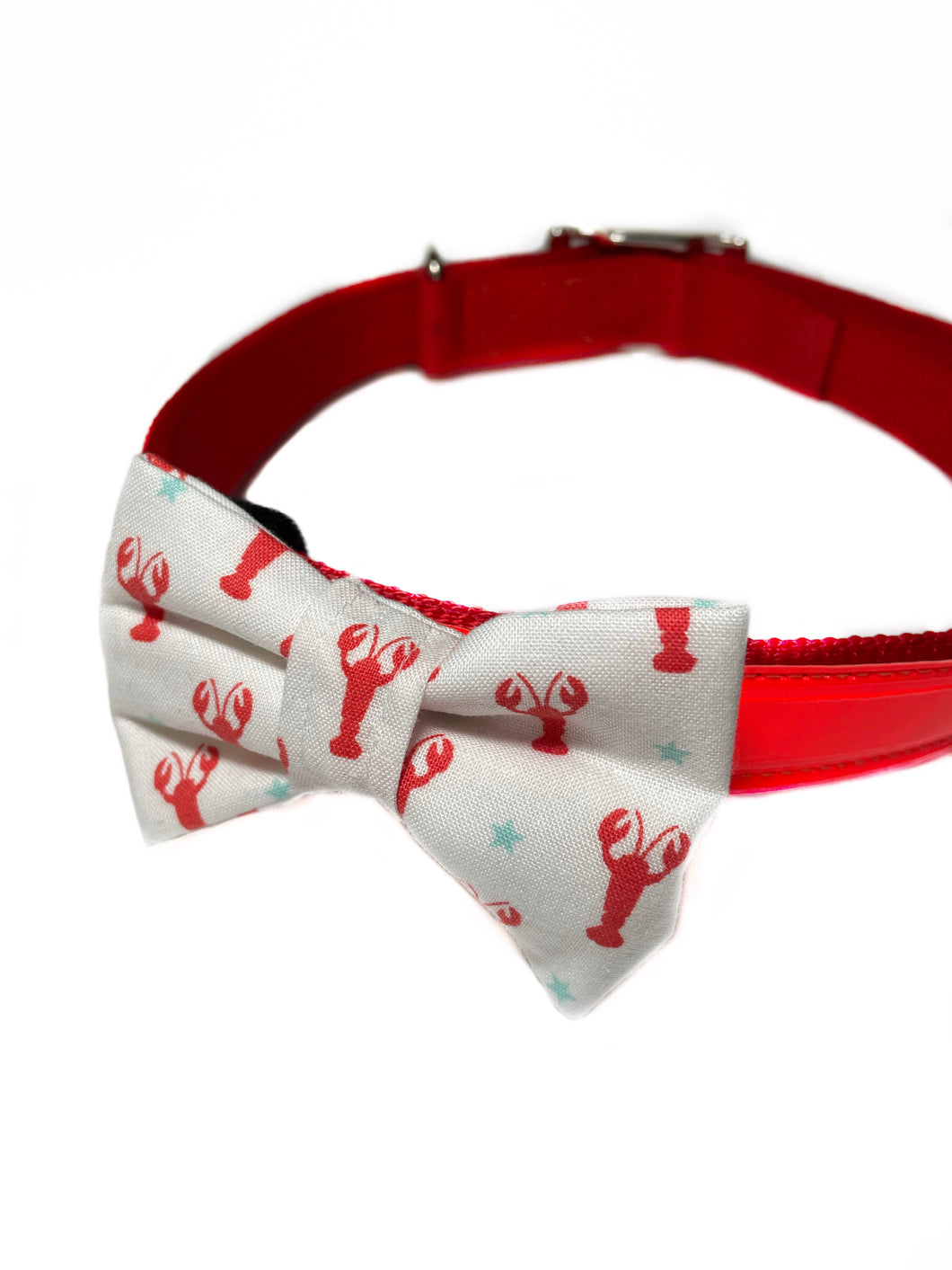 Lovely Lobster Dog Bow Tie